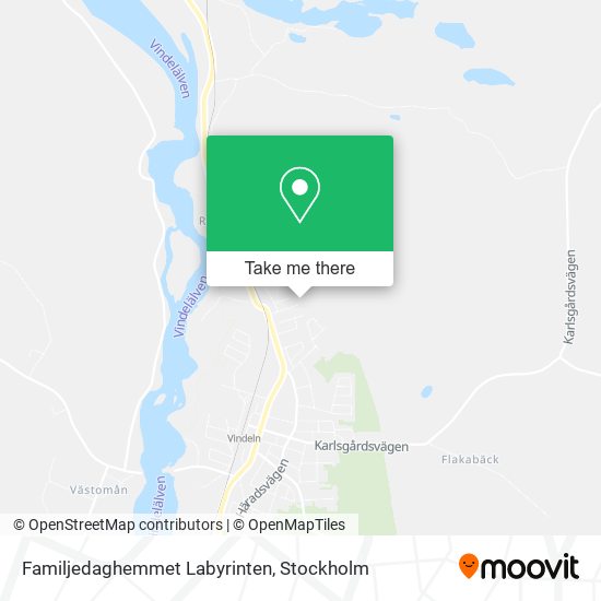 Familjedaghemmet Labyrinten map