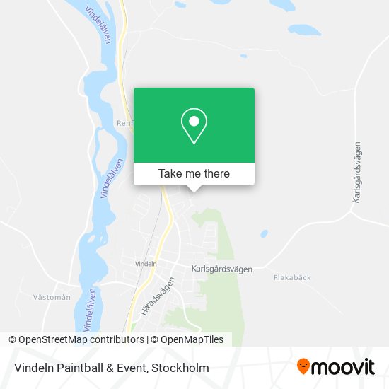 Vindeln Paintball & Event map