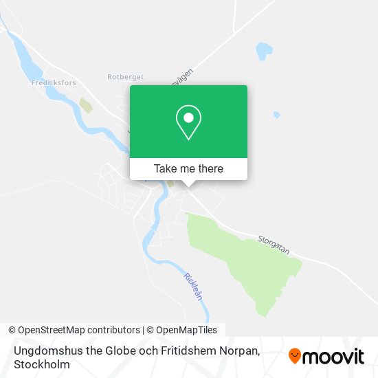 Ungdomshus the Globe och Fritidshem Norpan map
