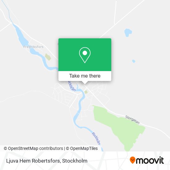 Ljuva Hem Robertsfors map