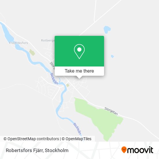 Robertsfors Fjärr map