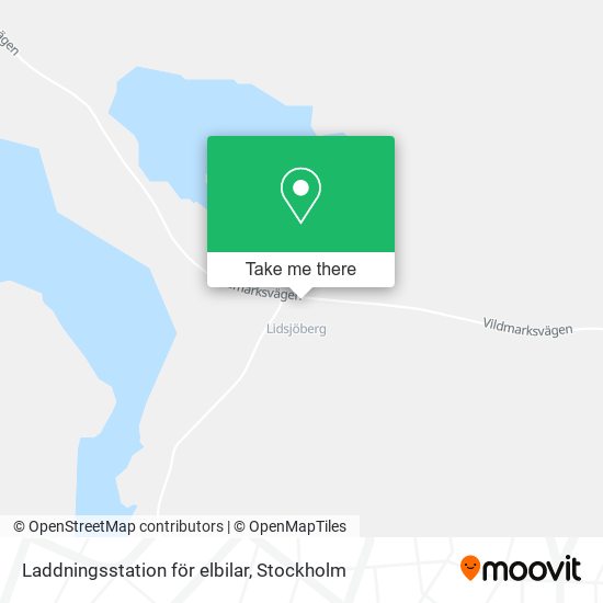 Laddningsstation för elbilar map