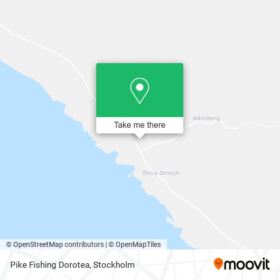Pike Fishing Dorotea map