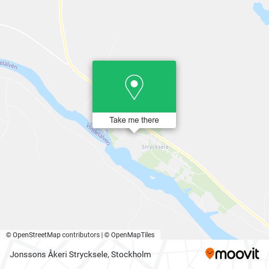 Jonssons Åkeri Strycksele map