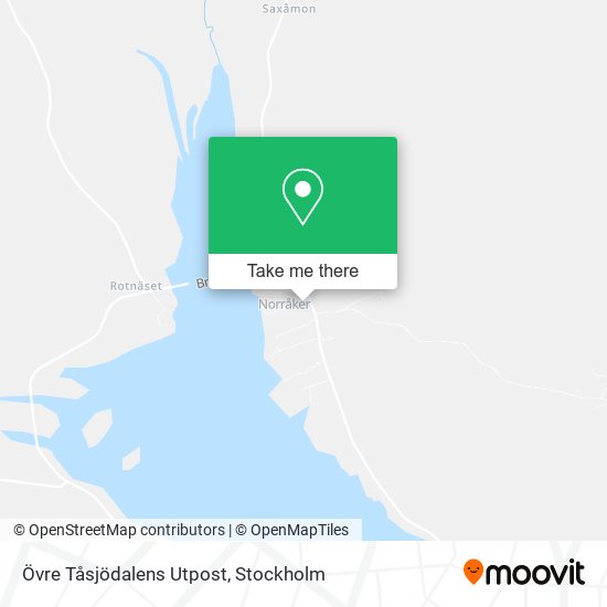 Övre Tåsjödalens Utpost map