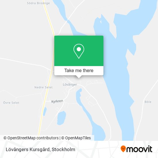 Lövångers Kursgård map