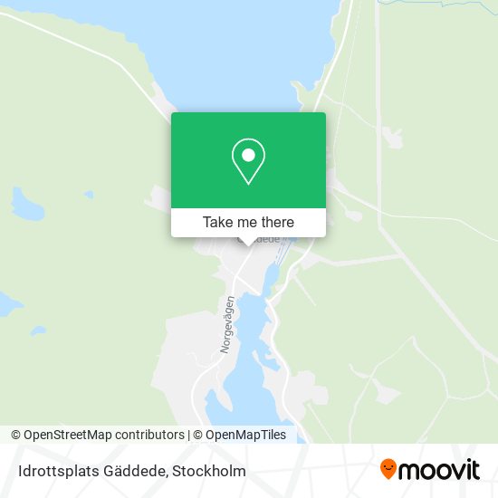 Idrottsplats Gäddede map