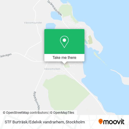 STF Burträsk / Edelvik vandrarhem map