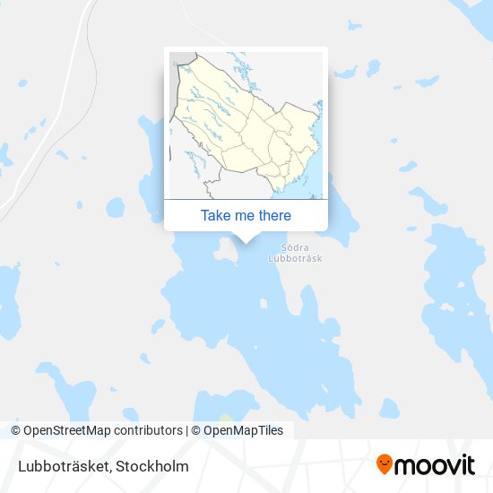 Lubboträsket map