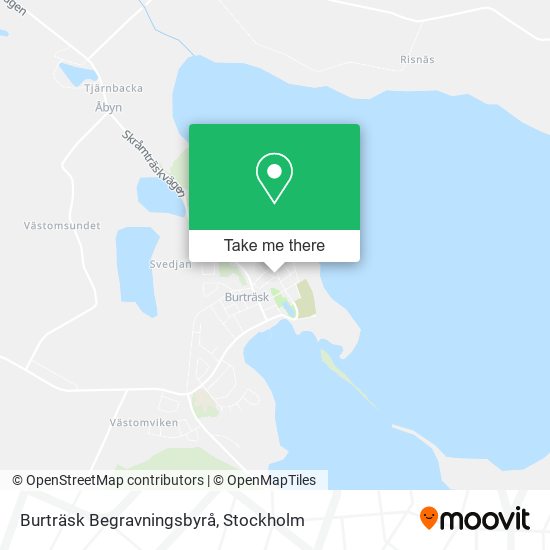 Burträsk Begravningsbyrå map