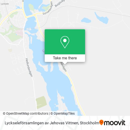 Lyckseleförsamlingen av Jehovas Vittnen map