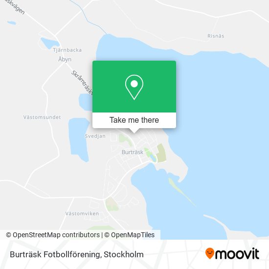 Burträsk Fotbollförening map