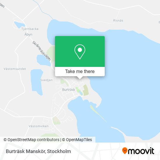Burträsk Manskör map