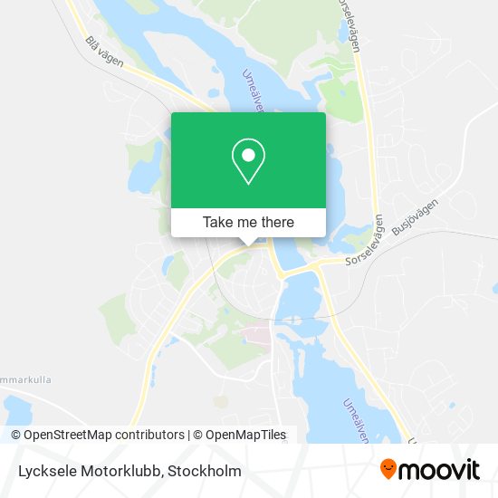 Lycksele Motorklubb map