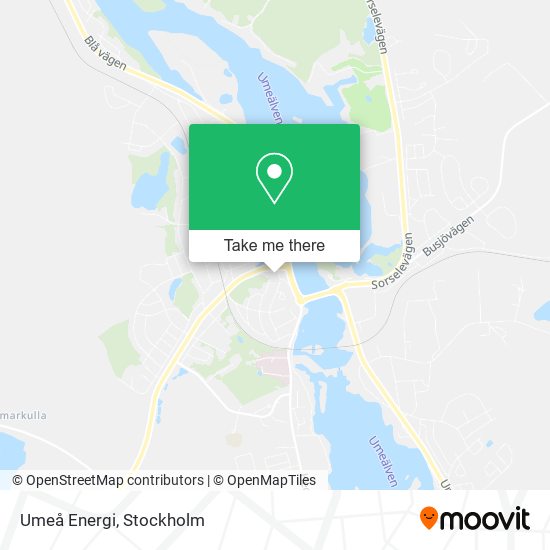 Umeå Energi map