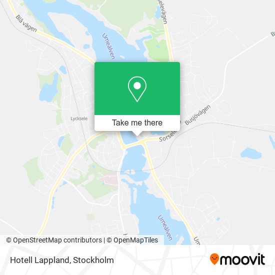 Hotell Lappland map