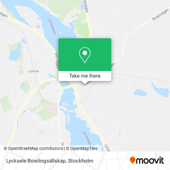 Lycksele Bowlingsällskap map