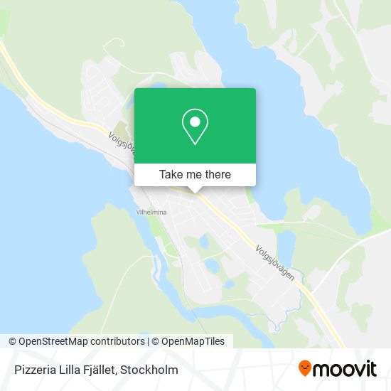 Pizzeria Lilla Fjället map