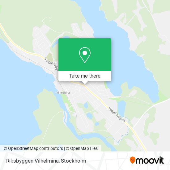 Riksbyggen Vilhelmina map