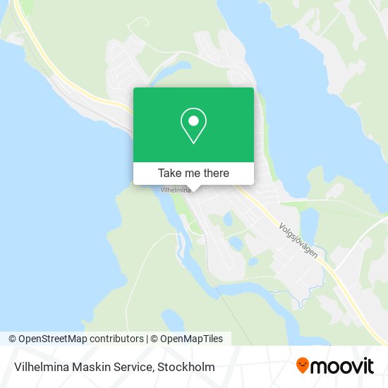 Vilhelmina Maskin Service map