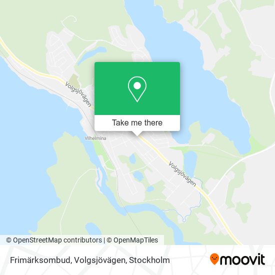 Frimärksombud, Volgsjövägen map