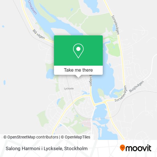 Salong Harmoni i Lycksele map