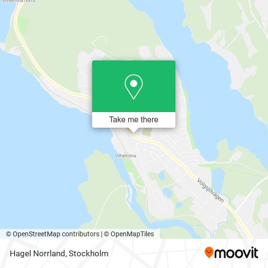 Hagel Norrland map