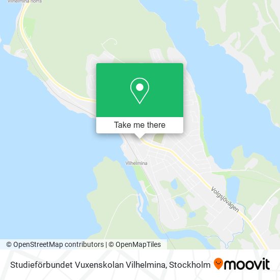 Studieförbundet Vuxenskolan Vilhelmina map