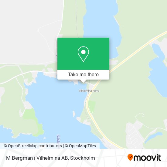 M Bergman i Vilhelmina AB map