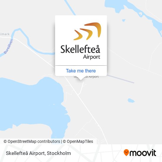 Skellefteå Airport map