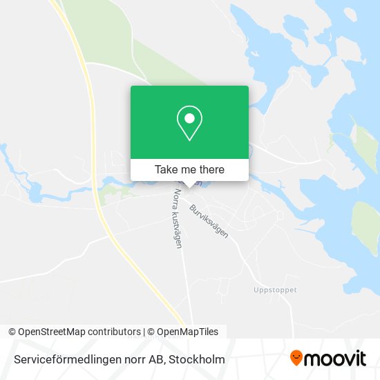 Serviceförmedlingen norr AB map