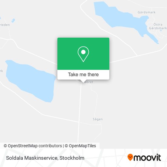 Soldala Maskinservice map