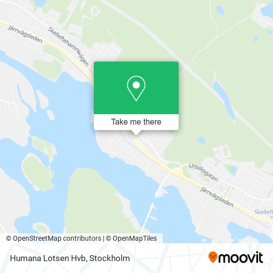 Humana Lotsen Hvb map