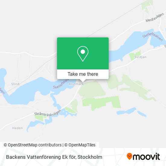 Backens Vattenförening Ek för map