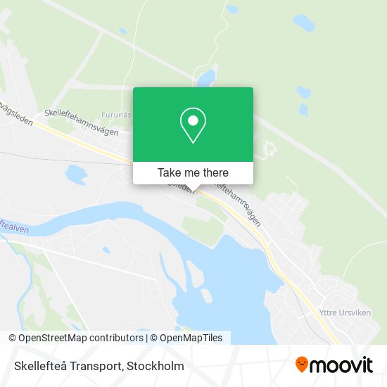 Skellefteå Transport map