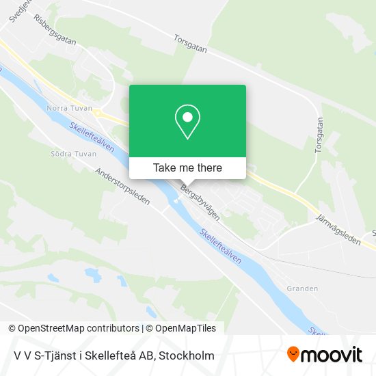 V V S-Tjänst i Skellefteå AB map