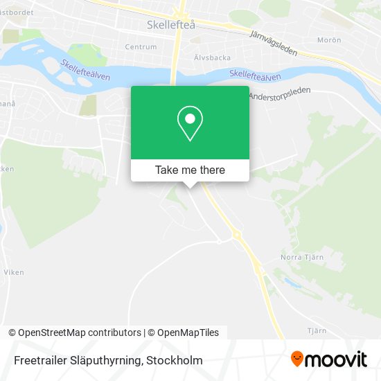 Freetrailer Släputhyrning map