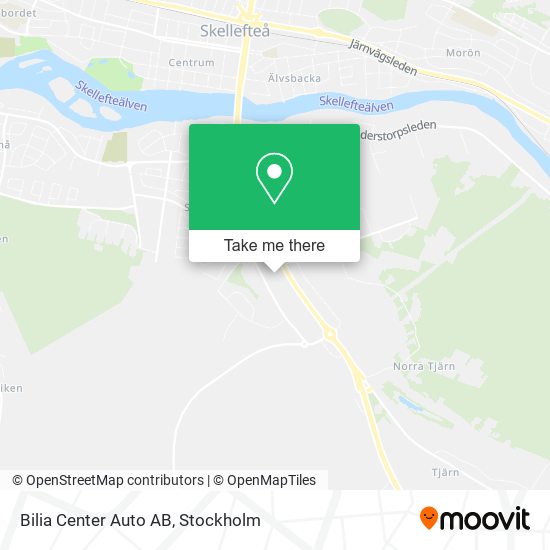 Bilia Center Auto AB map