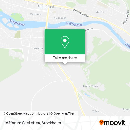 Idéforum Skellefteå map