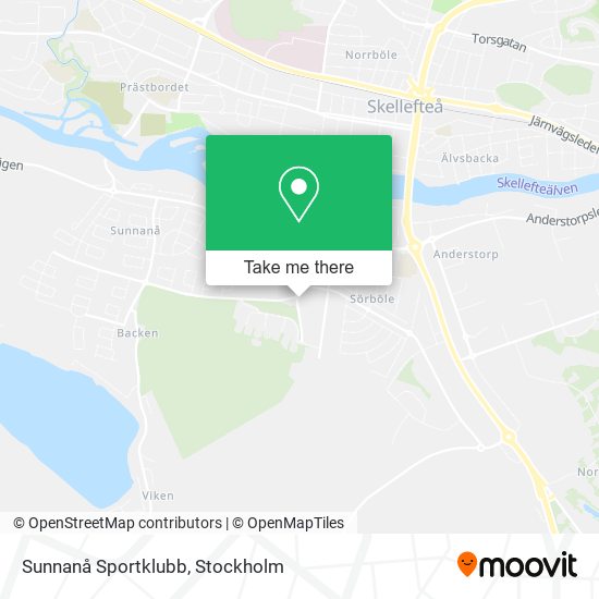 Sunnanå Sportklubb map