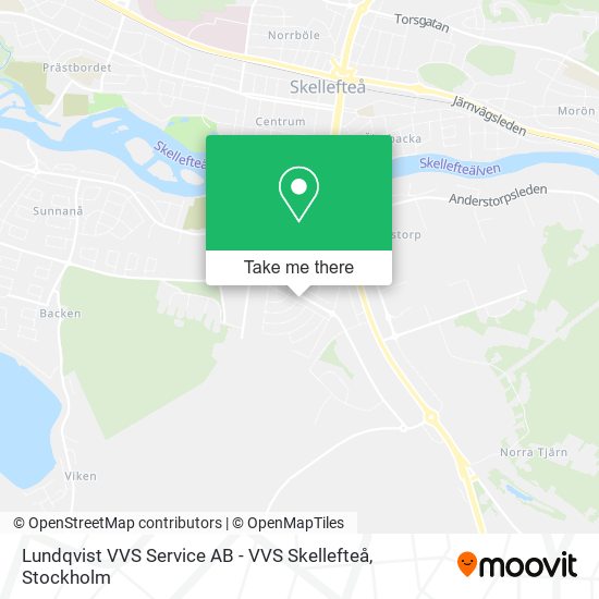 Lundqvist VVS Service AB - VVS Skellefteå map