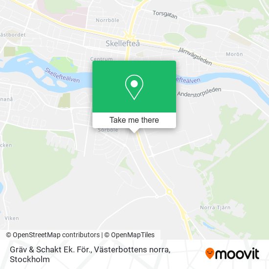 Gräv & Schakt Ek. För., Västerbottens norra map