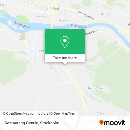 Restaurang Genuin map