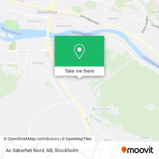 Ac Säkerhet Nord, AB map