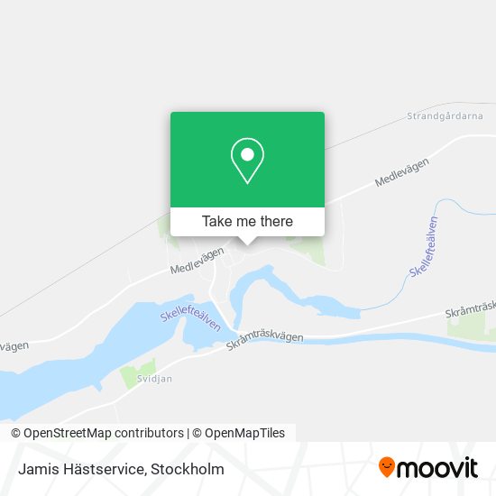 Jamis Hästservice map