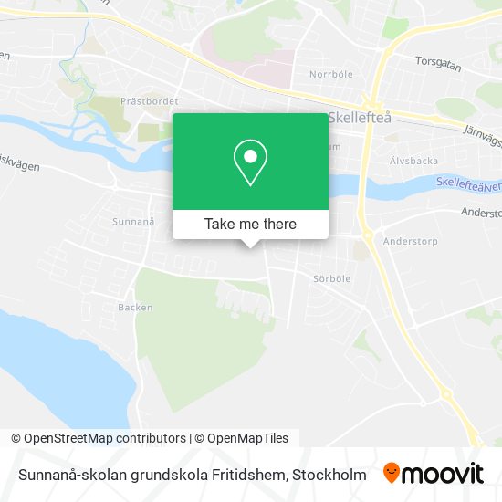 Sunnanå-skolan grundskola Fritidshem map