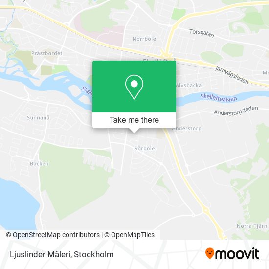 Ljuslinder Måleri map