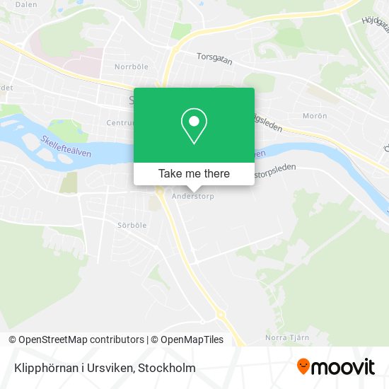 Klipphörnan i Ursviken map