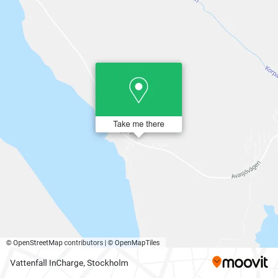 Vattenfall InCharge map