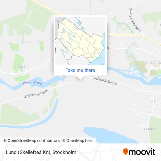 Lund (Skellefteå Kn) map